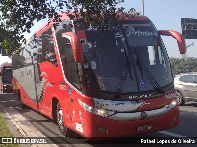 Empresa de Ônibus Pássaro Marron 5933 na cidade de São Paulo, São Paulo, Brasil, por Rafael Lopes de Oliveira. Número da foto: #10123647.
