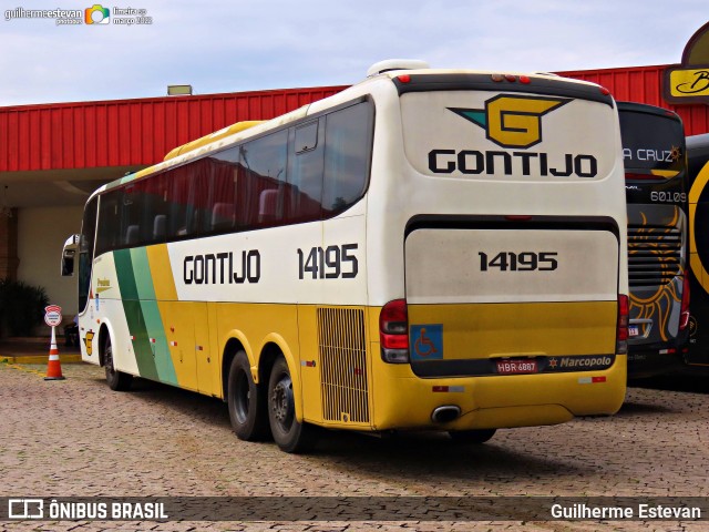 Empresa Gontijo de Transportes 14195 na cidade de Limeira, São Paulo, Brasil, por Guilherme Estevan. ID da foto: 10126471.