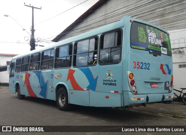 Rota Sol > Vega Transporte Urbano 35232 na cidade de Fortaleza, Ceará, Brasil, por Lucas Lima dos Santos Lucas. ID da foto: 10124770.