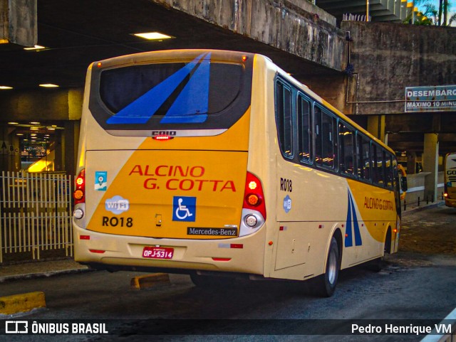 Empresa Alcino G. Cotta R018 na cidade de Belo Horizonte, Minas Gerais, Brasil, por Pedro Henrique VM. Número da foto: #10124678.