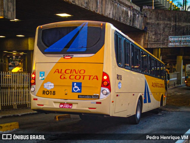 Empresa Alcino G. Cotta R018 na cidade de Belo Horizonte, Minas Gerais, Brasil, por Pedro Henrique VM. ID da foto: 10124678.