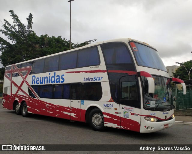 Empresa Reunidas Paulista de Transportes 160201 na cidade de São Paulo, São Paulo, Brasil, por Andrey  Soares Vassão. ID da foto: 10124452.