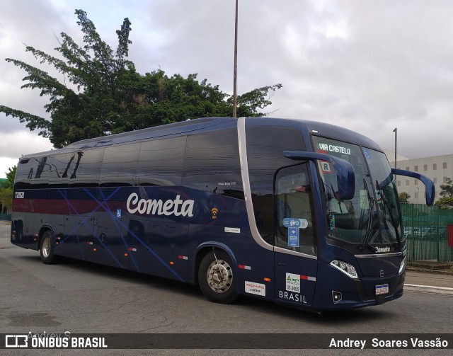 Viação Cometa 721521 na cidade de São Paulo, São Paulo, Brasil, por Andrey  Soares Vassão. ID da foto: 10127290.