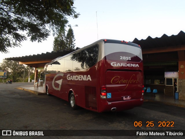 Expresso Gardenia 2855 na cidade de Três Corações, Minas Gerais, Brasil, por Fábio Mateus Tibúrcio. ID da foto: 10127285.