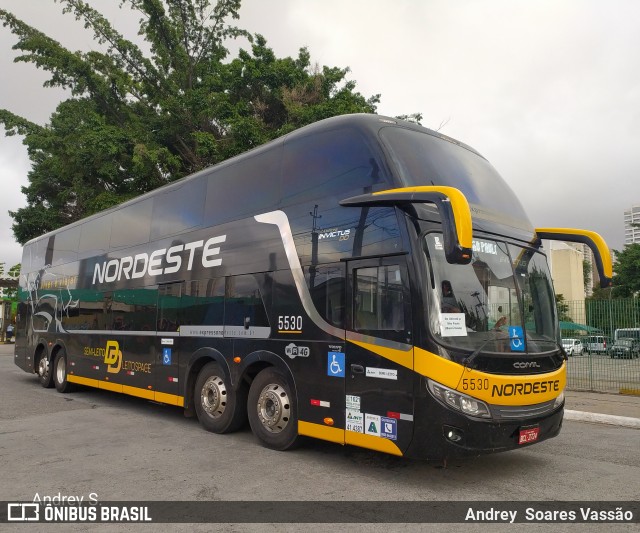 Expresso Nordeste 5530 na cidade de São Paulo, São Paulo, Brasil, por Andrey  Soares Vassão. Número da foto: #10128841.