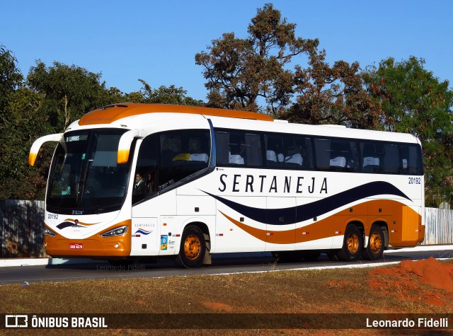 Viação Sertaneja 20192 na cidade de Brasília, Distrito Federal, Brasil, por Leonardo Fidelli. ID da foto: 10128484.