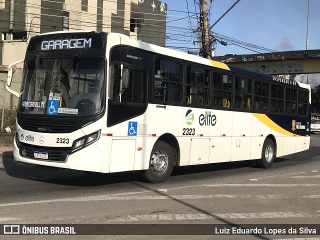 Viação Elite 2323 na cidade de Volta Redonda, Rio de Janeiro, Brasil, por Luiz Eduardo Lopes da Silva. Número da foto: #10129166.