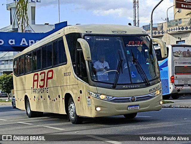 A3P Transportes e Turismo 11000 na cidade de Aparecida, São Paulo, Brasil, por Vicente de Paulo Alves. ID da foto: 10129007.