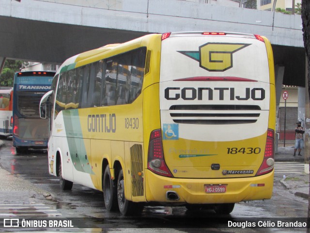 Empresa Gontijo de Transportes 18430 na cidade de Belo Horizonte, Minas Gerais, Brasil, por Douglas Célio Brandao. ID da foto: 10128147.