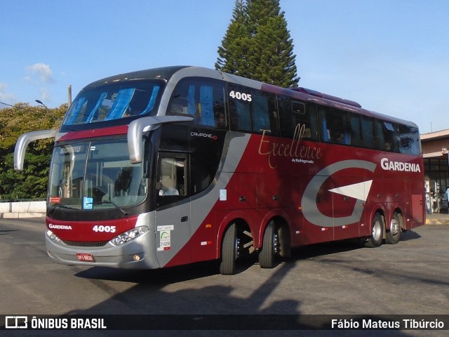 Expresso Gardenia 4005 na cidade de Três Corações, Minas Gerais, Brasil, por Fábio Mateus Tibúrcio. ID da foto: 10127318.