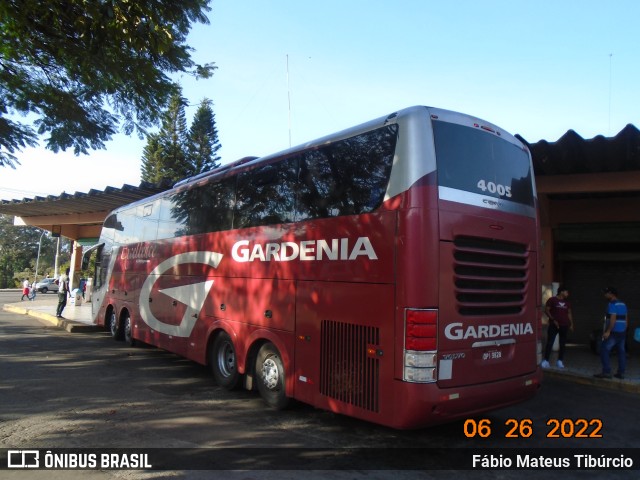 Expresso Gardenia 4005 na cidade de Três Corações, Minas Gerais, Brasil, por Fábio Mateus Tibúrcio. ID da foto: 10127311.