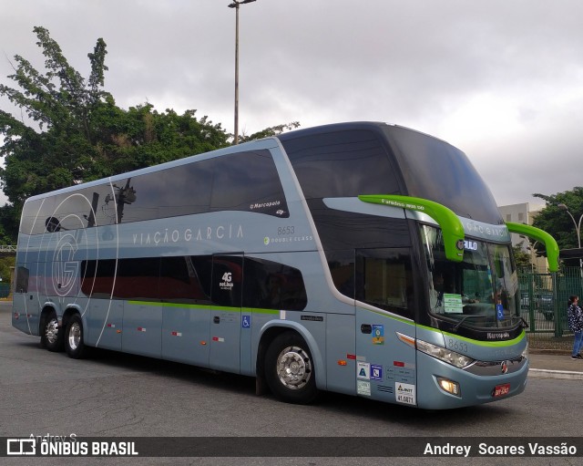 Viação Garcia 8653 na cidade de São Paulo, São Paulo, Brasil, por Andrey  Soares Vassão. Número da foto: #10127199.