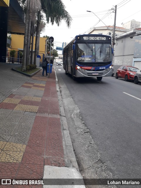 Next Mobilidade - ABC Sistema de Transporte 81.419 na cidade de São Caetano do Sul, São Paulo, Brasil, por Lohan Mariano. Número da foto: #10130769.