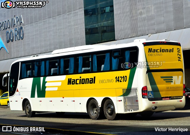 Viação Nacional 14210 na cidade de Rio de Janeiro, Rio de Janeiro, Brasil, por Victor Henrique. Número da foto: #10131490.
