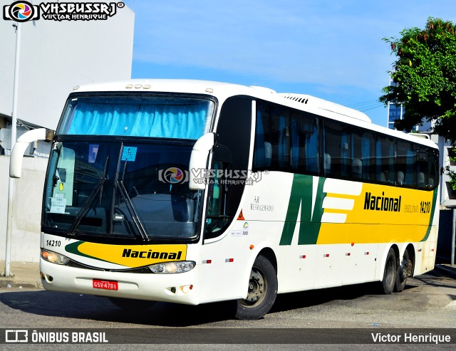 Viação Nacional 14210 na cidade de Rio de Janeiro, Rio de Janeiro, Brasil, por Victor Henrique. Número da foto: #10131491.