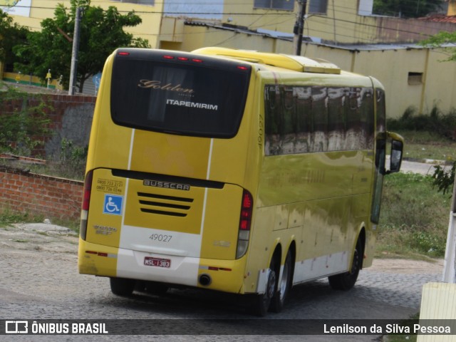 Viação Itapemirim 49027 na cidade de Caruaru, Pernambuco, Brasil, por Lenilson da Silva Pessoa. ID da foto: 10130666.