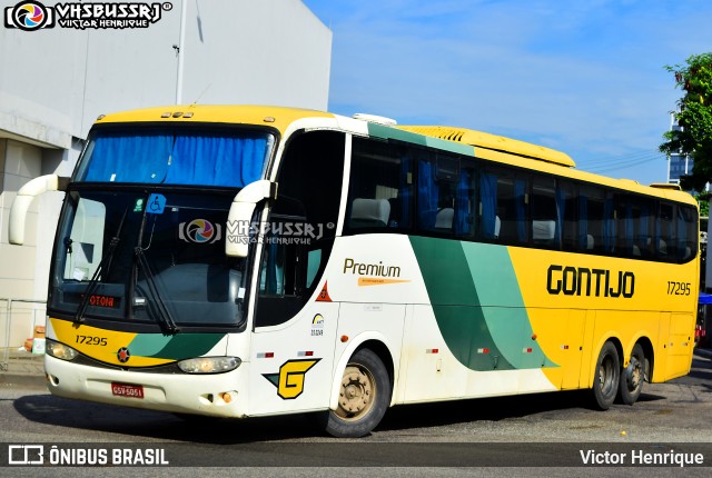 Empresa Gontijo de Transportes 17295 na cidade de Rio de Janeiro, Rio de Janeiro, Brasil, por Victor Henrique. ID da foto: 10131496.