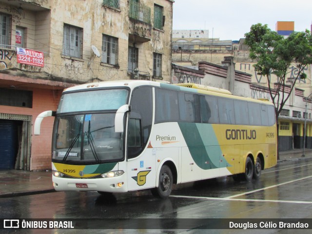 Empresa Gontijo de Transportes 14395 na cidade de Belo Horizonte, Minas Gerais, Brasil, por Douglas Célio Brandao. ID da foto: 10131607.