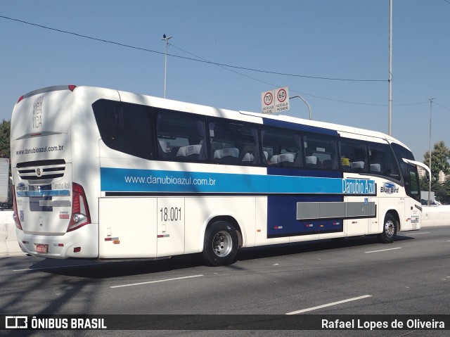 VIDA - Viação Danúbio Azul 18001 na cidade de São Paulo, São Paulo, Brasil, por Rafael Lopes de Oliveira. Número da foto: #10132046.
