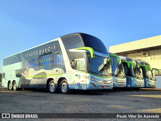 Viação Garcia 8644 na cidade de Ribeirão Preto, São Paulo, Brasil, por Paulo Vitor De Azevedo. ID da foto: 10131297.