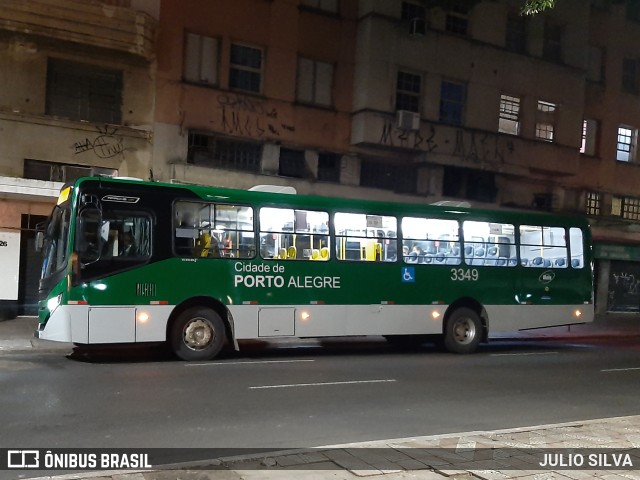 Sudeste Transportes Coletivos 3349 na cidade de Porto Alegre, Rio Grande do Sul, Brasil, por JULIO SILVA. ID da foto: 10130473.