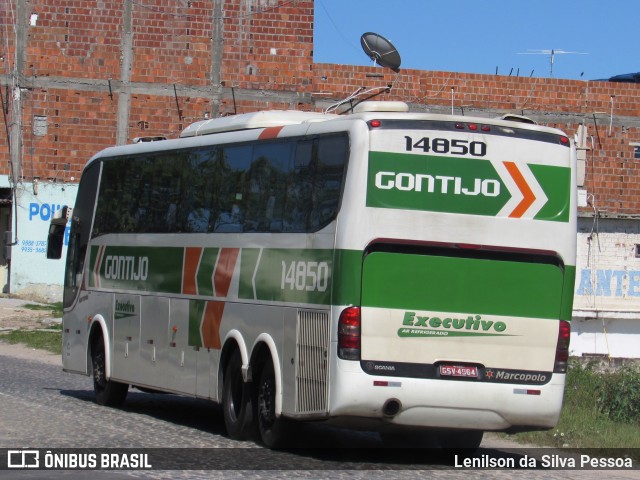 Empresa Gontijo de Transportes 14850 na cidade de Caruaru, Pernambuco, Brasil, por Lenilson da Silva Pessoa. ID da foto: 10130692.