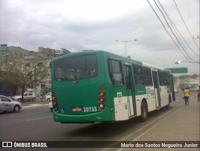OT Trans - Ótima Salvador Transportes 20735 na cidade de Salvador, Bahia, Brasil, por Mario dos Santos Nogueira Junior. Número da foto: #10132551.