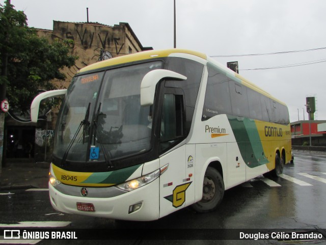 Empresa Gontijo de Transportes 18045 na cidade de Belo Horizonte, Minas Gerais, Brasil, por Douglas Célio Brandao. ID da foto: 10134438.