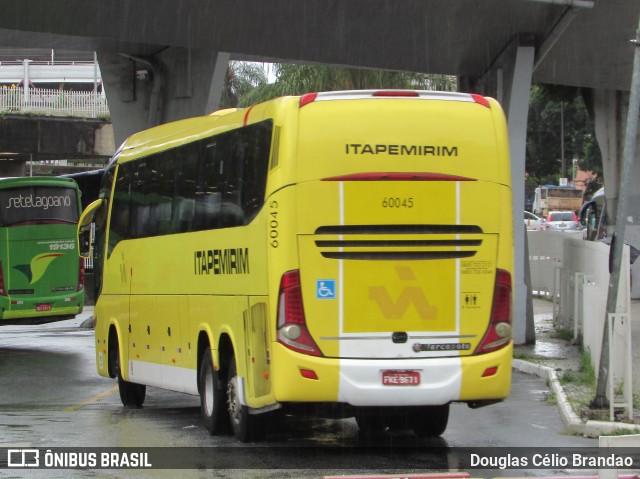 Viação Itapemirim 60045 na cidade de Belo Horizonte, Minas Gerais, Brasil, por Douglas Célio Brandao. ID da foto: 10132965.