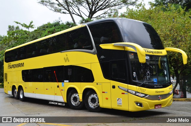 Viação Itapemirim 17037 na cidade de São Paulo, São Paulo, Brasil, por José Melo. Número da foto: #10134426.