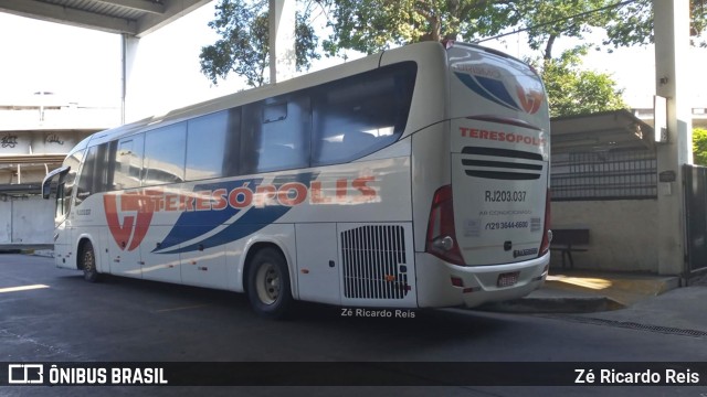 Viação Teresópolis RJ 203.037 na cidade de Rio de Janeiro, Rio de Janeiro, Brasil, por Zé Ricardo Reis. Número da foto: #10133584.