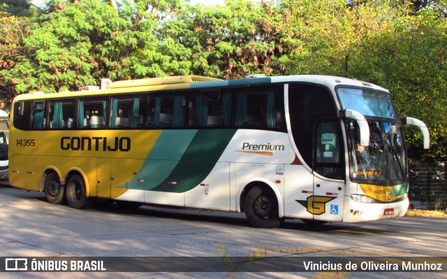 Empresa Gontijo de Transportes 14355 na cidade de São Paulo, São Paulo, Brasil, por Vinicius de Oliveira Munhoz. ID da foto: 10135186.