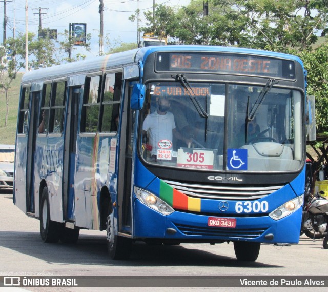 Viação Atalaia Transportes 6300 na cidade de Aracaju, Sergipe, Brasil, por Vicente de Paulo Alves. ID da foto: 10133701.