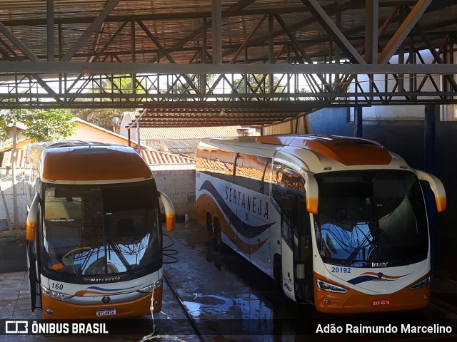 Viação Sertaneja 20192 na cidade de Unaí, Minas Gerais, Brasil, por Adão Raimundo Marcelino. ID da foto: 10135169.