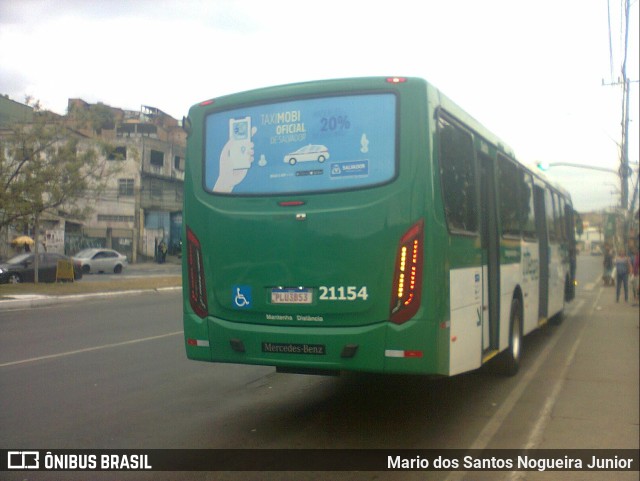 OT Trans - Ótima Salvador Transportes 21154 na cidade de Salvador, Bahia, Brasil, por Mario dos Santos Nogueira Junior. ID da foto: 10132566.