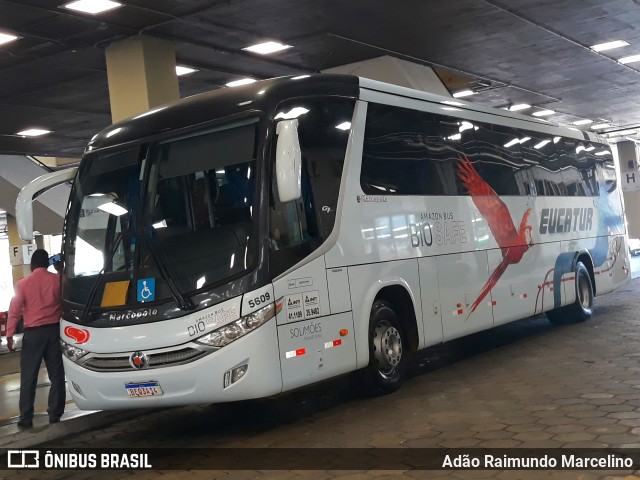 Eucatur - Empresa União Cascavel de Transportes e Turismo 5609 na cidade de Belo Horizonte, Minas Gerais, Brasil, por Adão Raimundo Marcelino. Número da foto: #10135033.