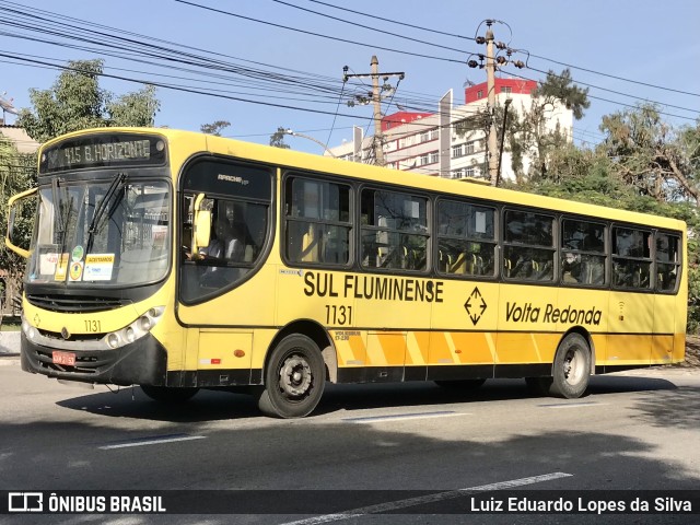 Viação Sul Fluminense 1131 na cidade de Volta Redonda, Rio de Janeiro, Brasil, por Luiz Eduardo Lopes da Silva. ID da foto: 10133671.