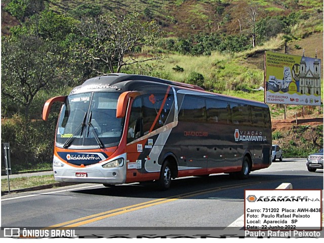 Expresso Adamantina 731202 na cidade de Aparecida, São Paulo, Brasil, por Paulo Rafael Peixoto. Número da foto: #10134667.
