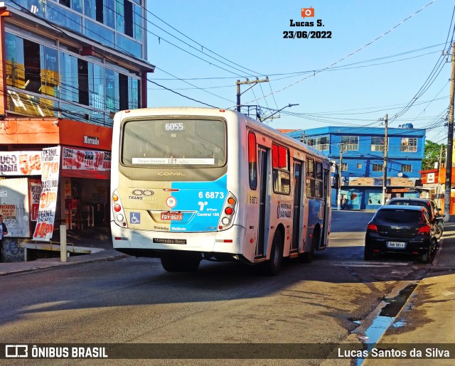 Transwolff Transportes e Turismo 6 6873 na cidade de São Paulo, São Paulo, Brasil, por Lucas Santos da Silva. Número da foto: #10135196.