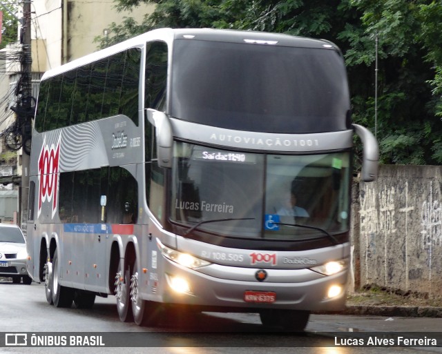Auto Viação 1001 RJ 108.505 na cidade de Nova Iguaçu, Rio de Janeiro, Brasil, por Lucas Alves Ferreira. Número da foto: #10134613.