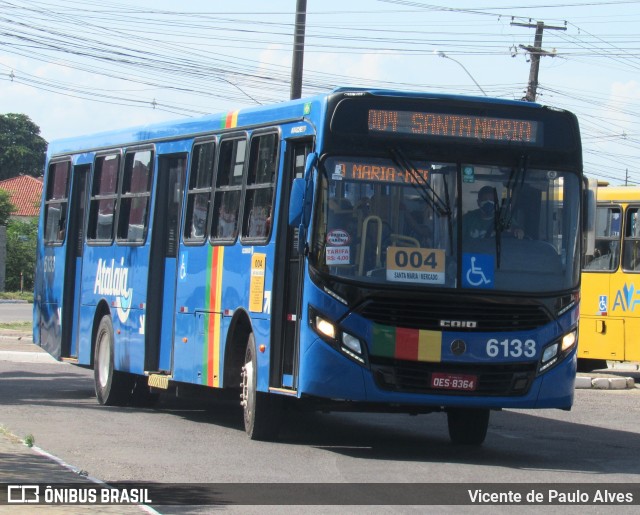 Viação Atalaia Transportes 6133 na cidade de Aracaju, Sergipe, Brasil, por Vicente de Paulo Alves. ID da foto: 10133665.