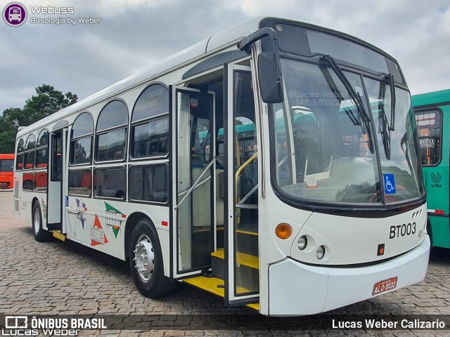 Transporte Coletivo Glória BT003 na cidade de Curitiba, Paraná, Brasil, por Lucas Weber Calizario. Número da foto: #10134147.