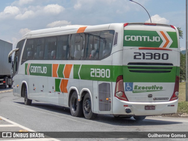 Empresa Gontijo de Transportes 21380 na cidade de Roseira, São Paulo, Brasil, por Guilherme Gomes. ID da foto: 10055404.