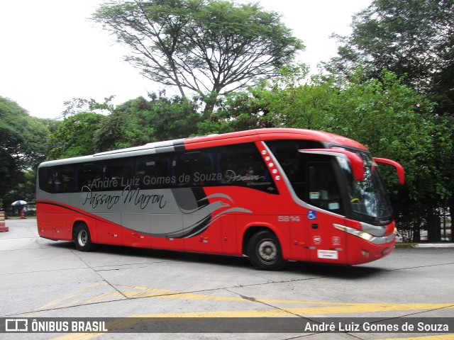Empresa de Ônibus Pássaro Marron 5814 na cidade de São Paulo, São Paulo, Brasil, por André Luiz Gomes de Souza. Número da foto: #10055653.