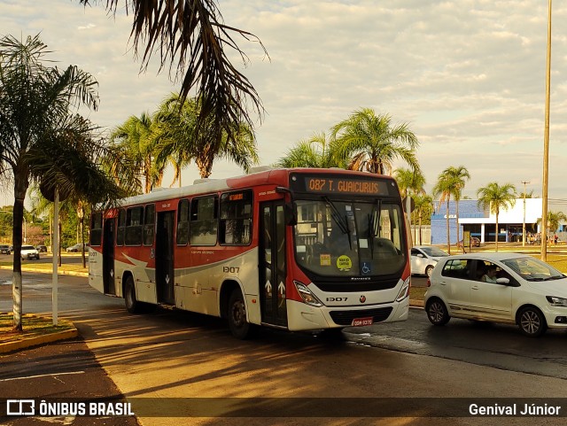 Viação Cidade Morena 1307 na cidade de Campo Grande, Mato Grosso do Sul, Brasil, por Genival Júnior. Número da foto: #10055964.