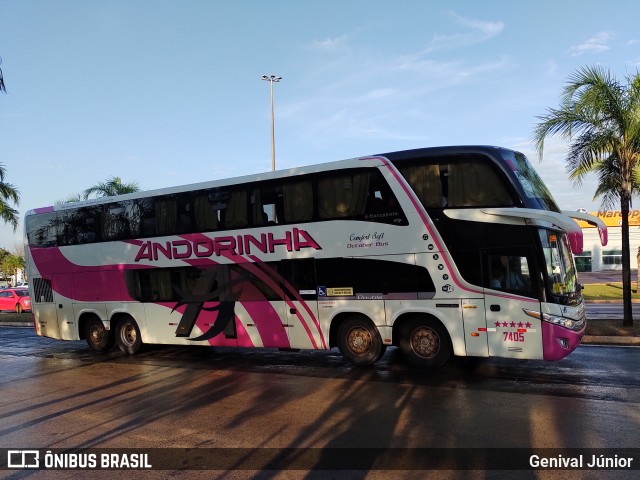 Empresa de Transportes Andorinha 7405 na cidade de Campo Grande, Mato Grosso do Sul, Brasil, por Genival Júnior. Número da foto: #10055985.