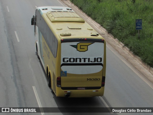 Empresa Gontijo de Transportes 14080 na cidade de Belo Horizonte, Minas Gerais, Brasil, por Douglas Célio Brandao. Número da foto: #10055160.
