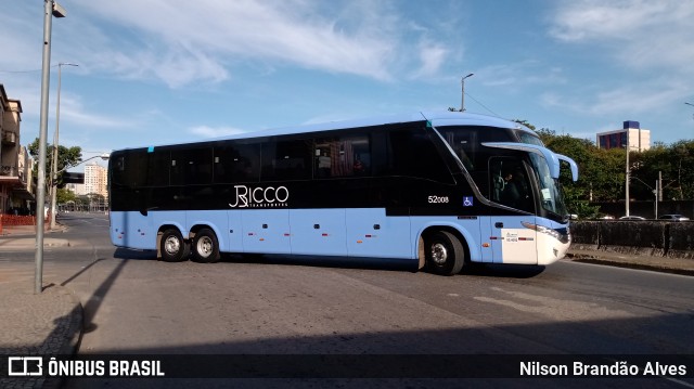 Ricco Transportes e Turismo-  Filial Rio Branco 52008 na cidade de Belo Horizonte, Minas Gerais, Brasil, por Nilson Brandão Alves. ID da foto: 10055152.