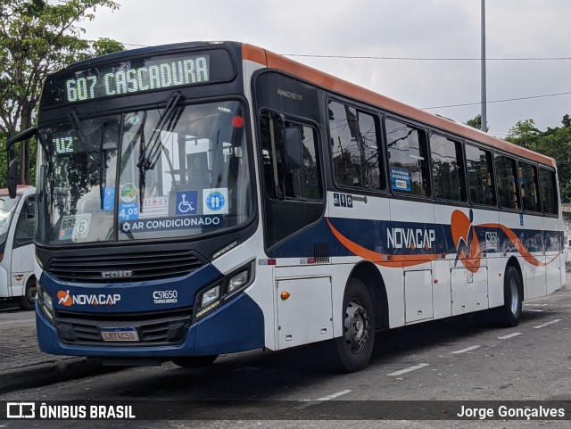 Viação Novacap C51650 na cidade de Rio de Janeiro, Rio de Janeiro, Brasil, por Jorge Gonçalves. ID da foto: 10055694.