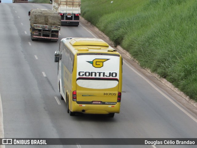 Empresa Gontijo de Transportes 14705 na cidade de Belo Horizonte, Minas Gerais, Brasil, por Douglas Célio Brandao. Número da foto: #10055124.